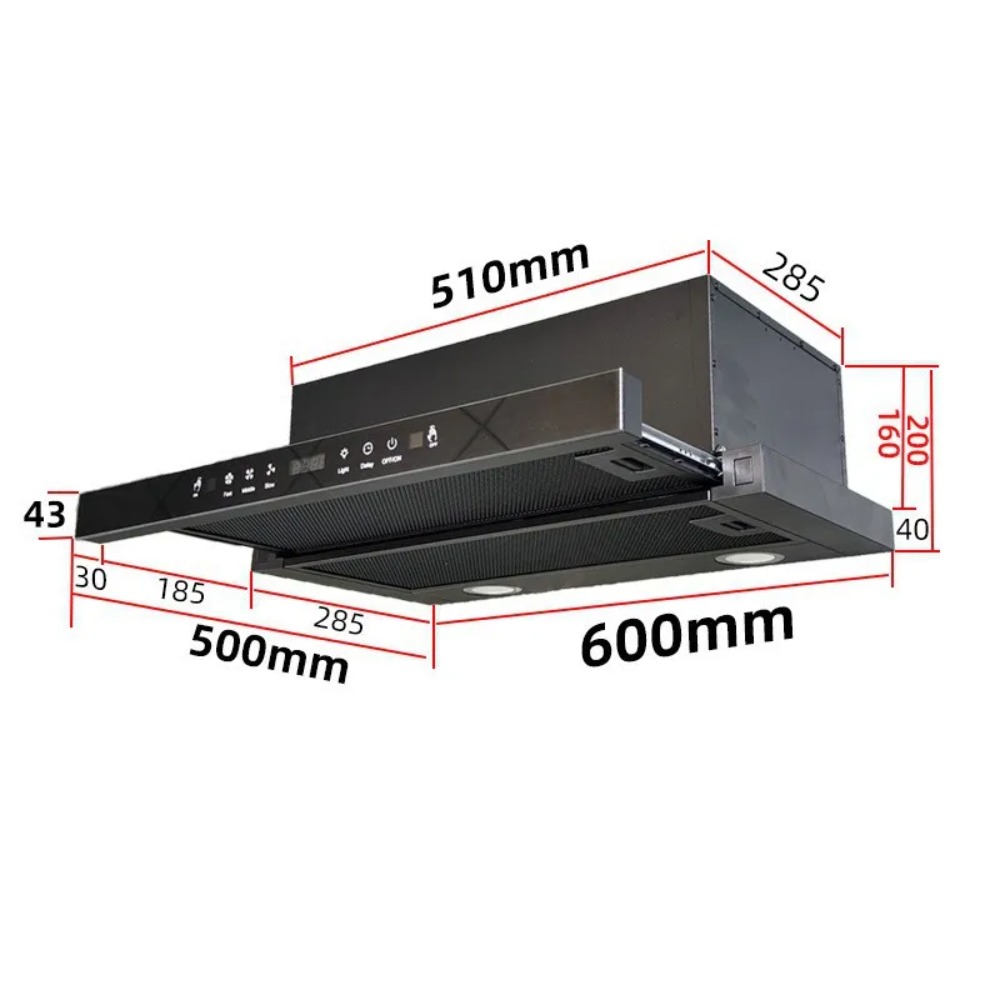 Home Kitchen & Bathroom - Household Range Hood Slide Out Home