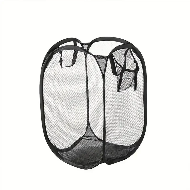 Home Bathroom Vent - Dirty Clothes Basket Large Capacity Mesh