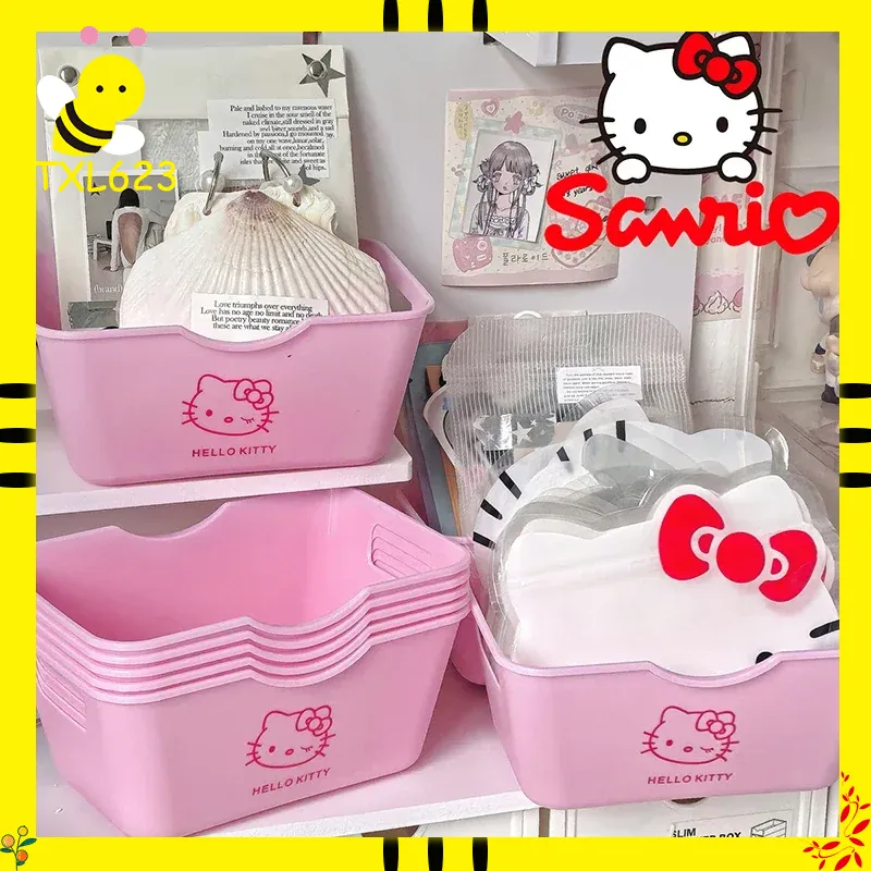 Home Goods Bathroom Accessories - Hello Kitty 2/4Pcs Plastic Organizer Set