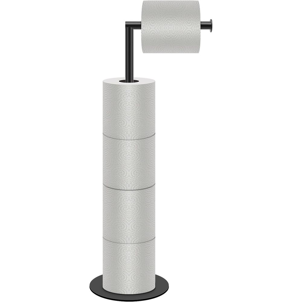 Toilet Paper Holder - Toilet Paper Holder Stand with Balanced