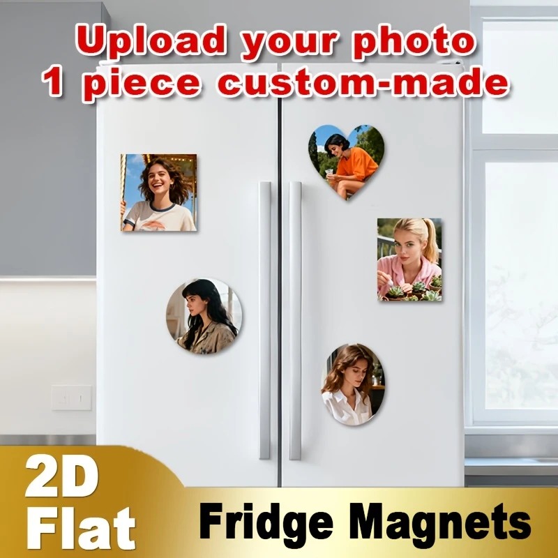Home Kitchen & Bathroom - Custom Photo Fridge Magnet 2D Flat