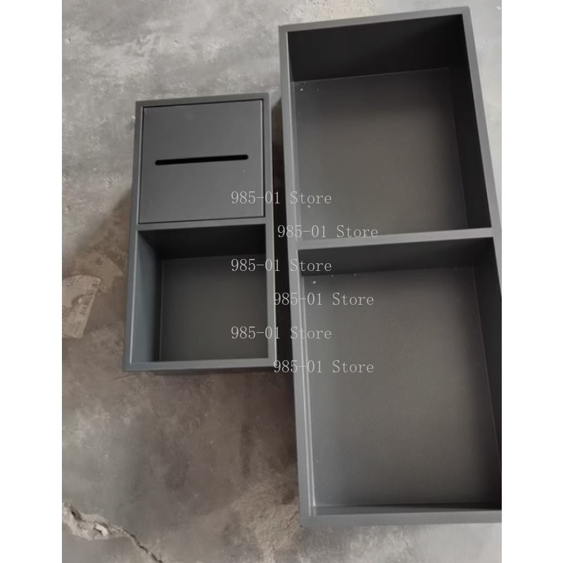 Toilet Paper Holder - Stainless Steel Recessed Bathroom Storage Cabinet