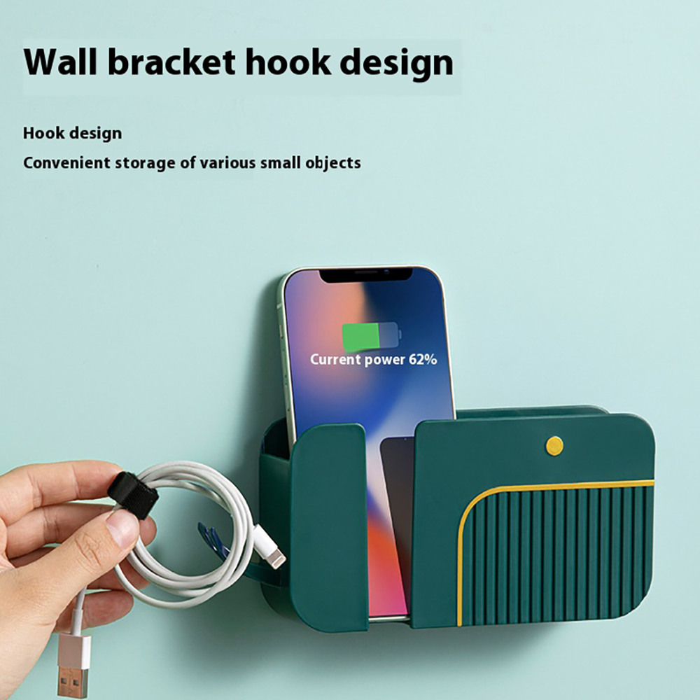 Home Essentials Bathroom Storage - Punch-Free Retro Wall Storage Holder Self-Adhesive