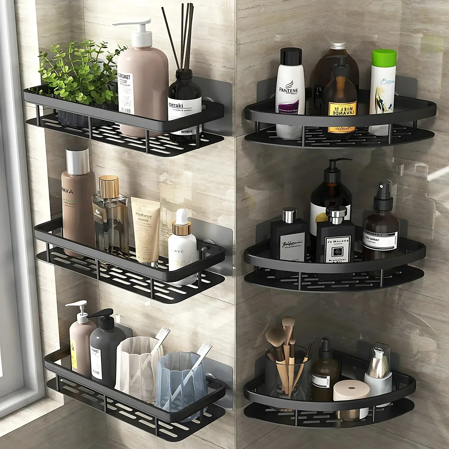 Zara Home Bathroom - Bathroom Shelf Kitchen Storage Organizer Aluminum