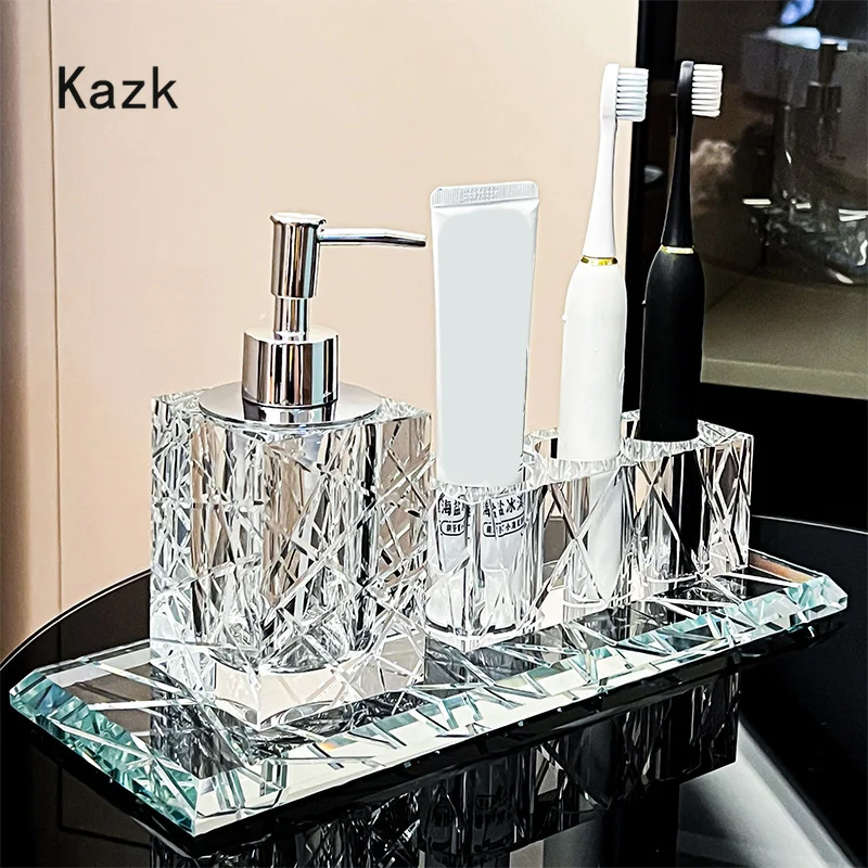 Zara Home Bathroom - Advanced Crystal Bathroom Accessories Light Luxury