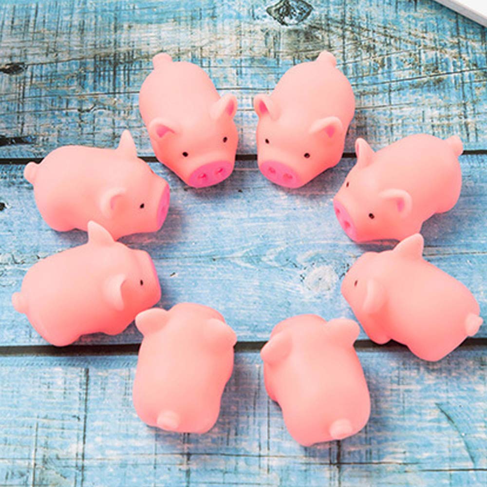 Home Bathroom Vent - 10pcs Mini Rubber Pig Baby Bath