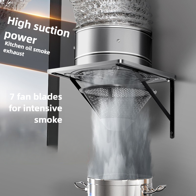 Home Bathroom Vent - 6/8Inch Extractor Ventilation Fan Exhaust Air