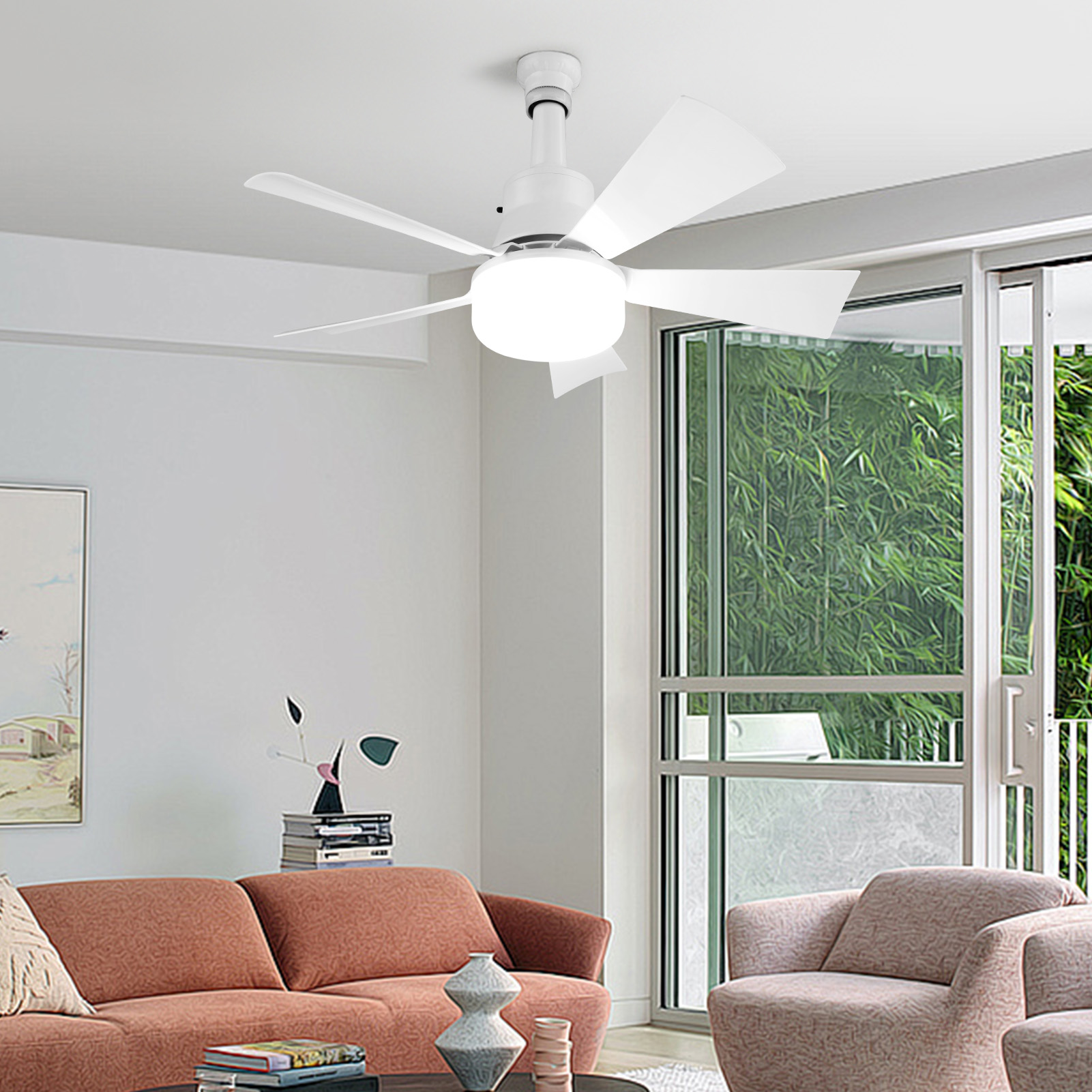 2-in-1 Socket Ceiling Fans Lig - Home Kitchen & Bathroom recension och pris