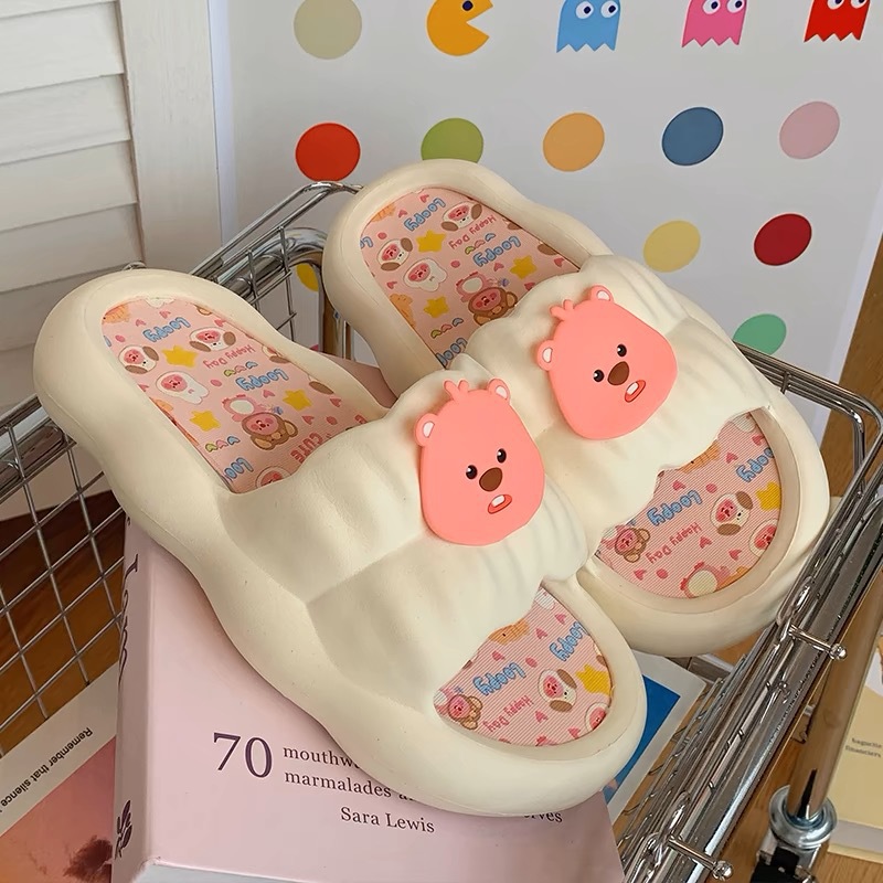 Cute beaver slippers female su - Home Bathroom Wear recension och pris