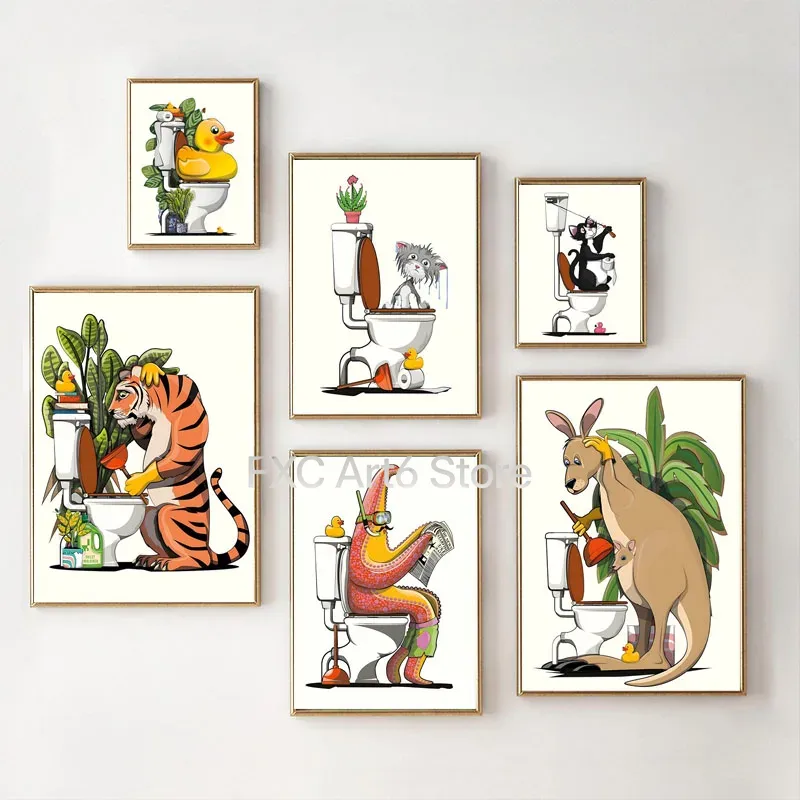 1PCS Frameless Fun Bathroom An - Toilet Paper Holder recension och pris