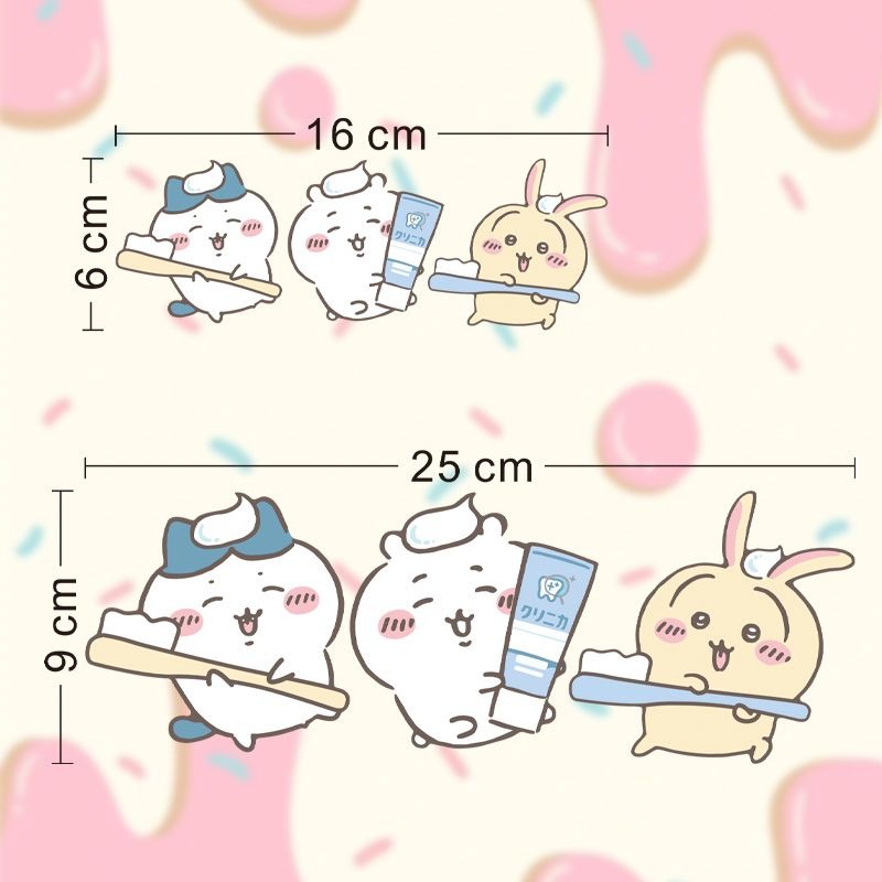 Hot Chiikawa Mirror Stickers S - Home Bathroom Vanity recension och pris
