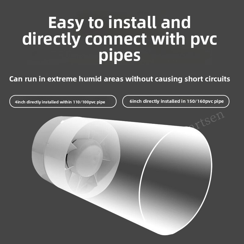4/6 Inch Inline Duct Fan Air V - Home Bathroom Vent recension och pris