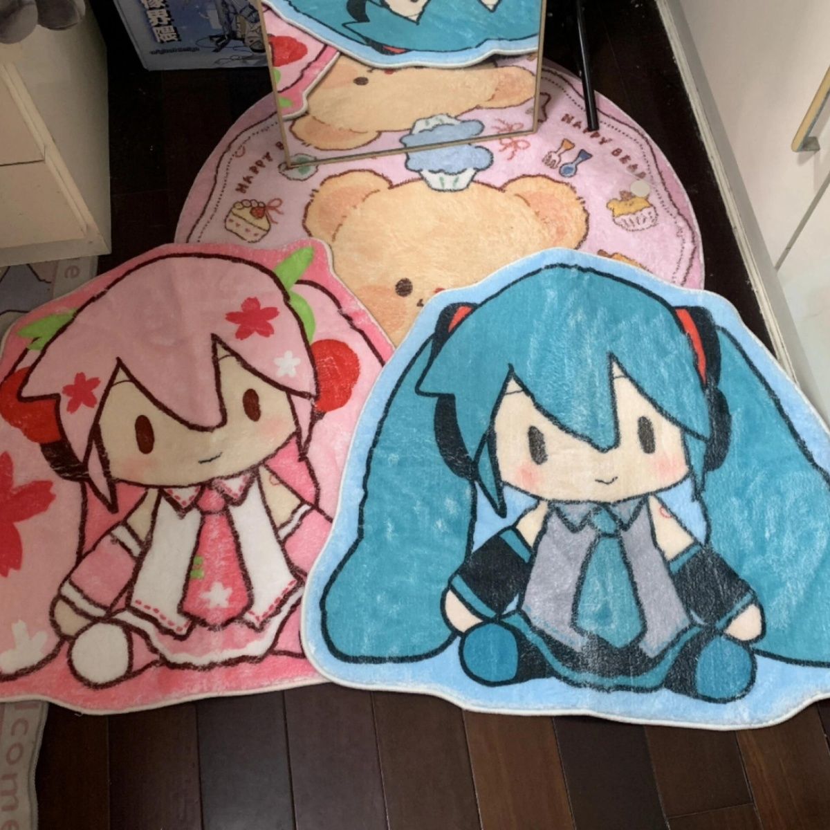 Kawaii Hatsune Miku Rug Anime  - Home Goods Bathroom Accessories recension och pris