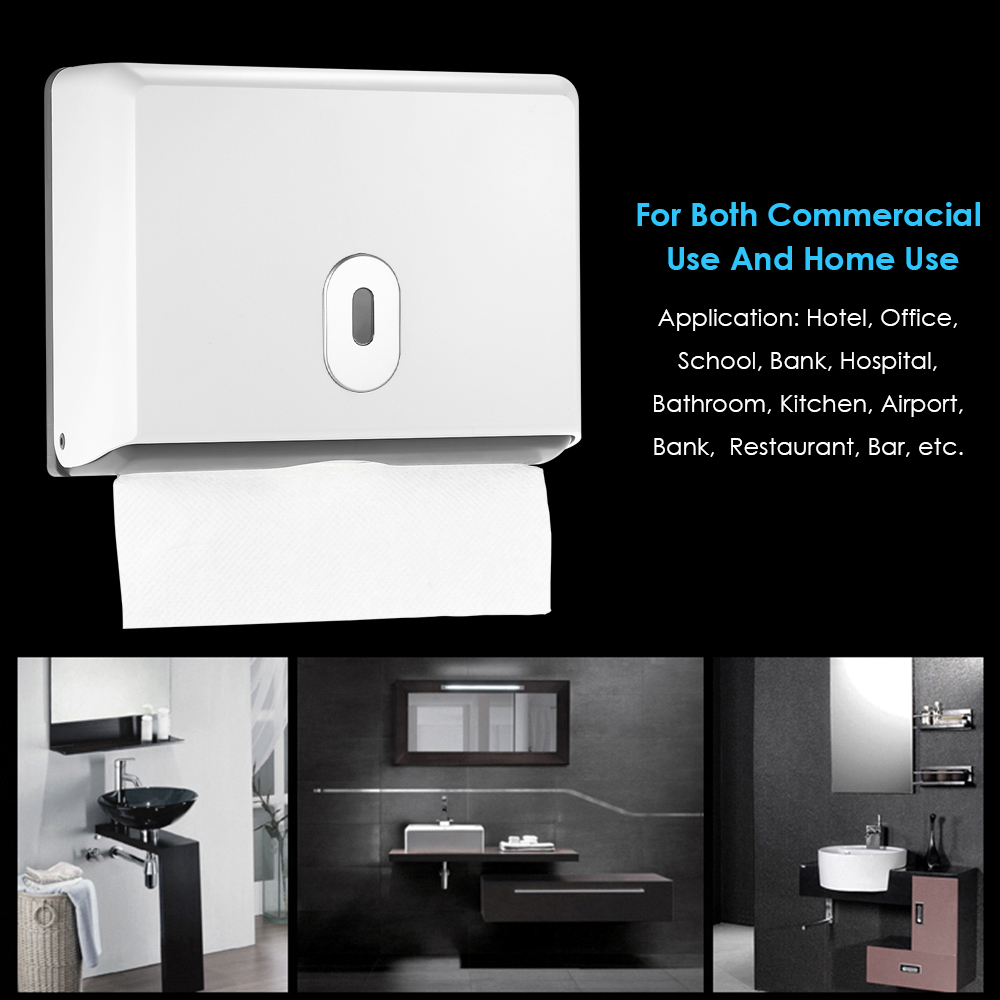 ABS Material Rectangular Wall- - Home Bathroom Paper Towel Dispenser recension och pris