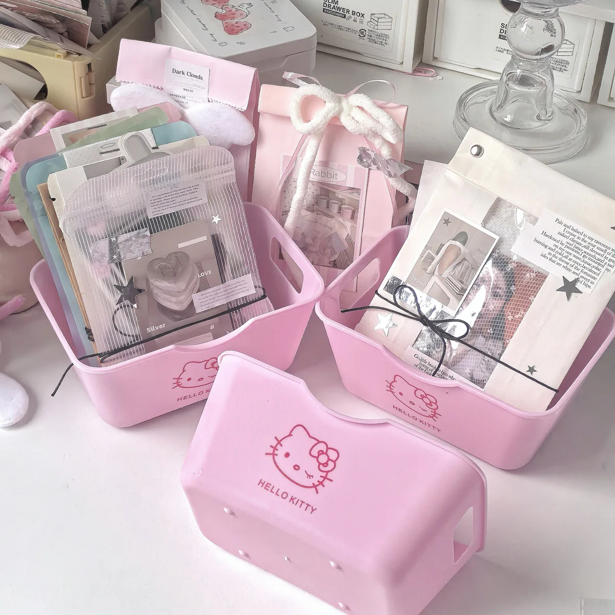 Hello Kitty 2/4Pcs Plastic Org - Home Goods Bathroom Accessories recension och pris