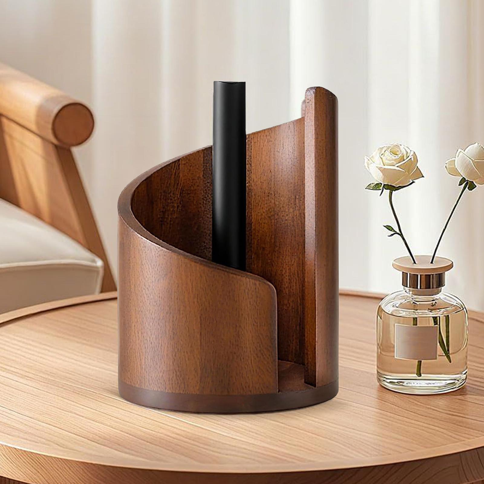 Wood Paper Towel Holder Farmho - Home Bathroom Paper Towel Dispenser recension och pris