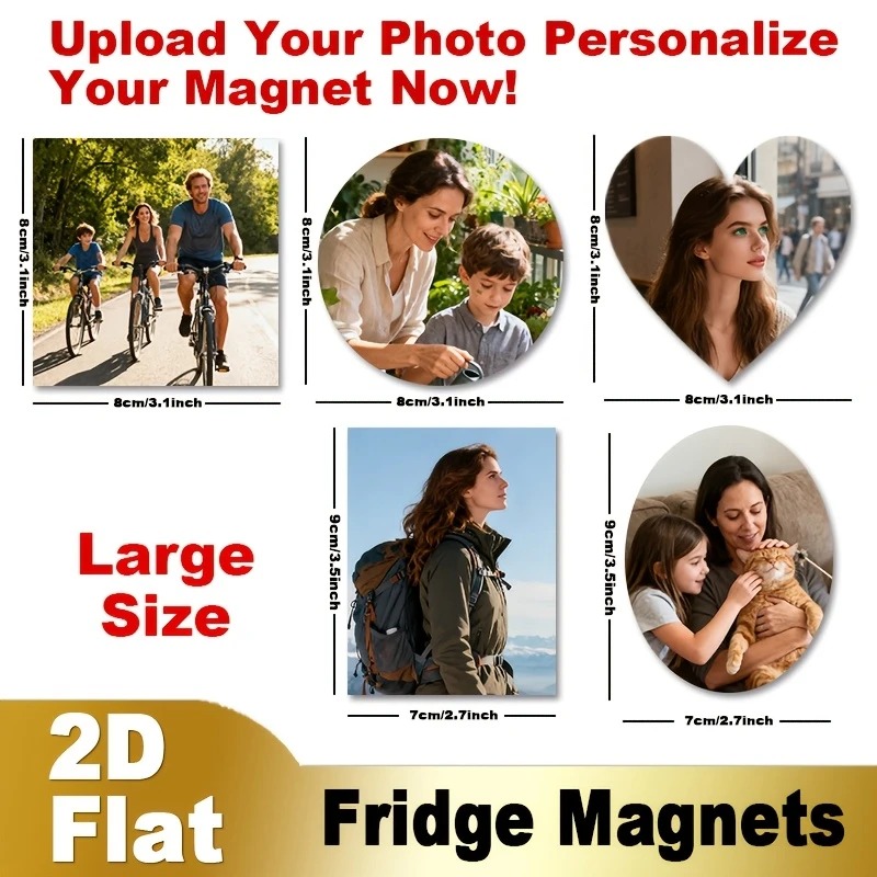Custom Photo Fridge Magnet 2D  - Home Kitchen & Bathroom recension och pris