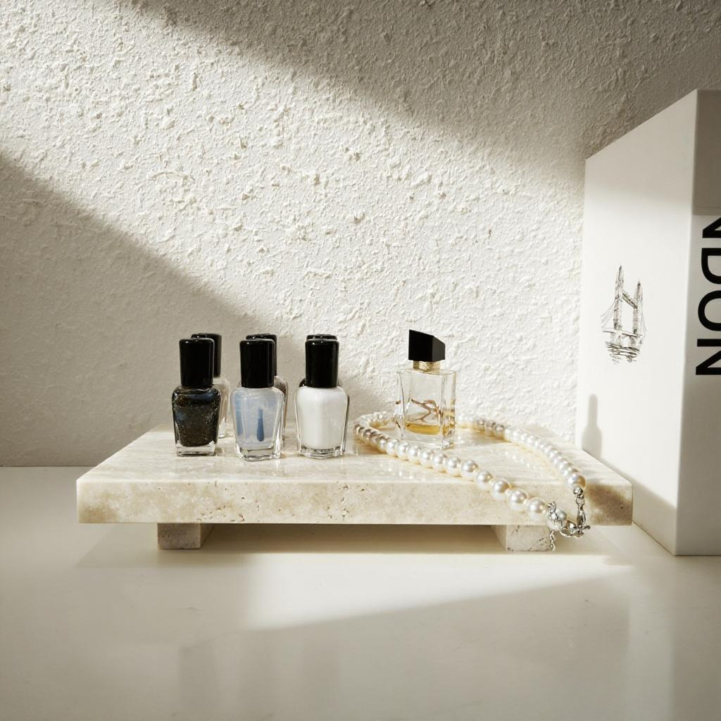 Natural Marble Pedestal Stand  - Home Bathroom Vanity recension och pris
