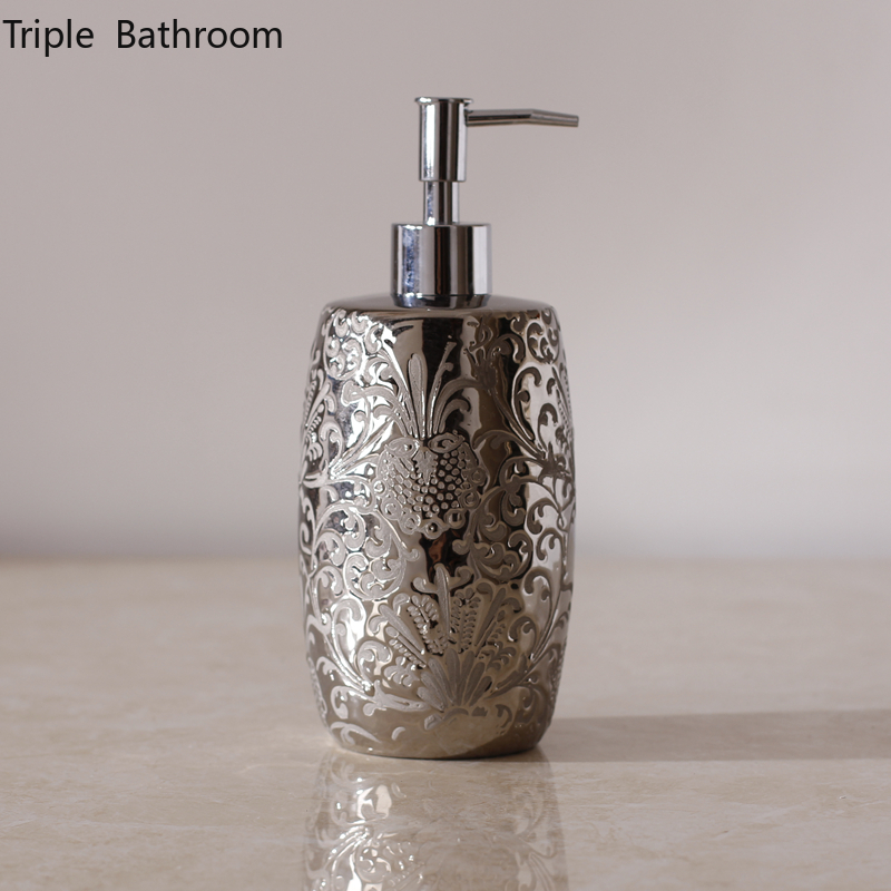 Silver Ceramics Shampoo Bottle - Zara Home Bathroom recension och pris
