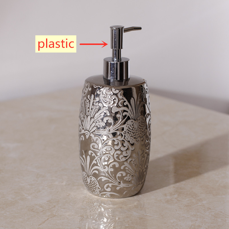 Silver Ceramics Shampoo Bottle - Zara Home Bathroom recension och pris