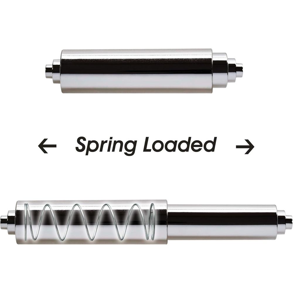 Spring Loaded Toilet Paper Rol - Toilet Paper Holder recension och pris