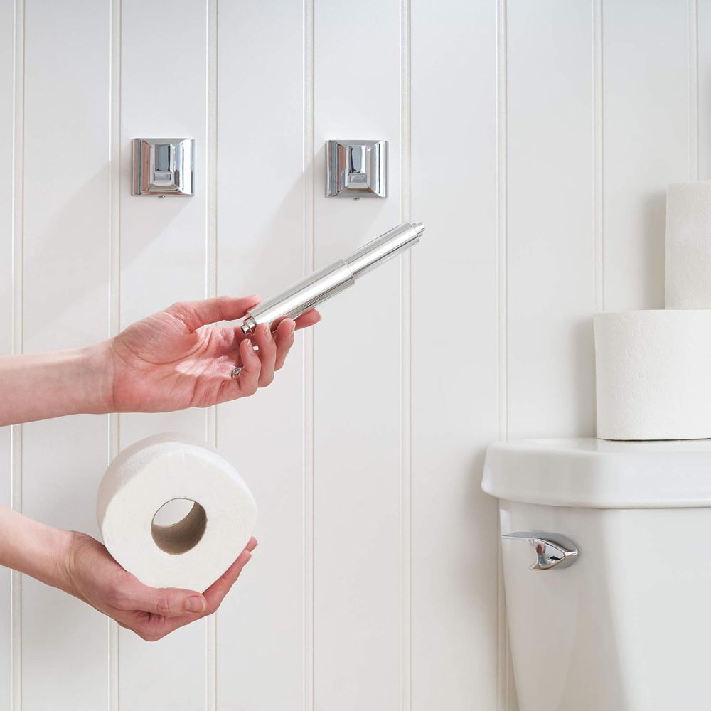 Spring Loaded Toilet Paper Rol - Toilet Paper Holder recension och pris