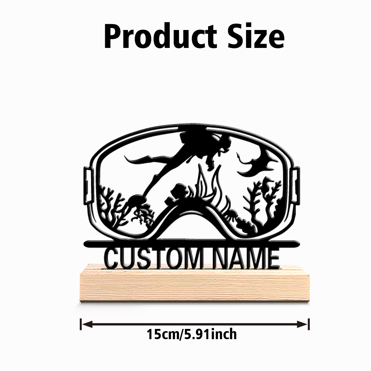 1pc Cute Personalized Custom D - Home Kitchen & Bathroom recension och pris