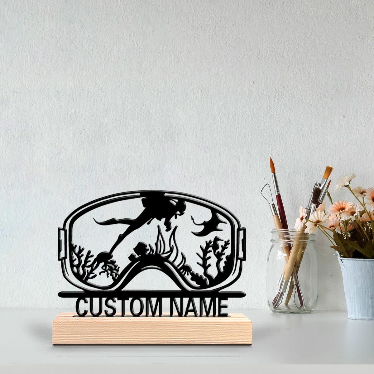 1pc Cute Personalized Custom D - Home Kitchen & Bathroom recension och pris