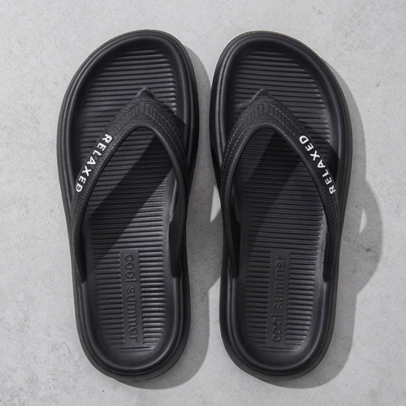 Summer Men's Flip Flops Soft S - Home Bathroom Wear recension och pris
