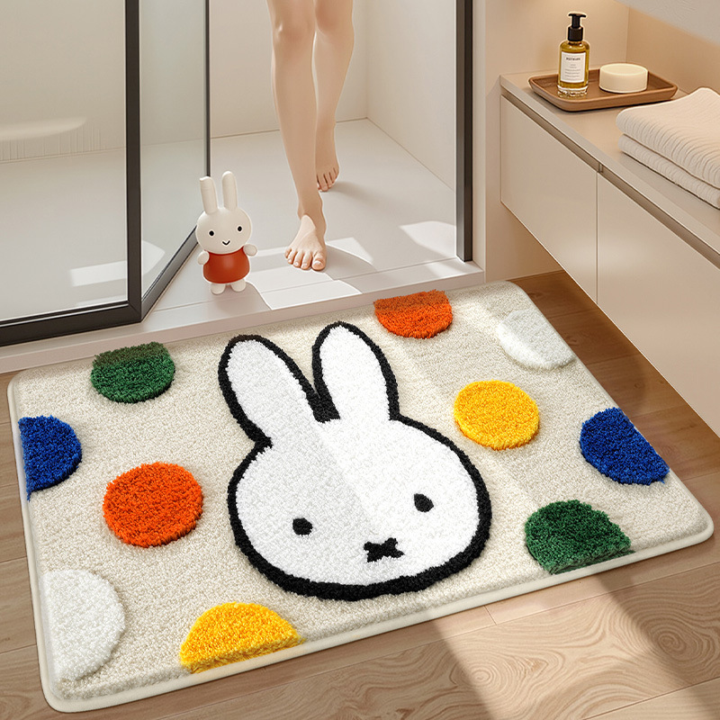 Kawaii Miffy Floor Mat Cartoon - Home Goods Bathroom Accessories recension och pris