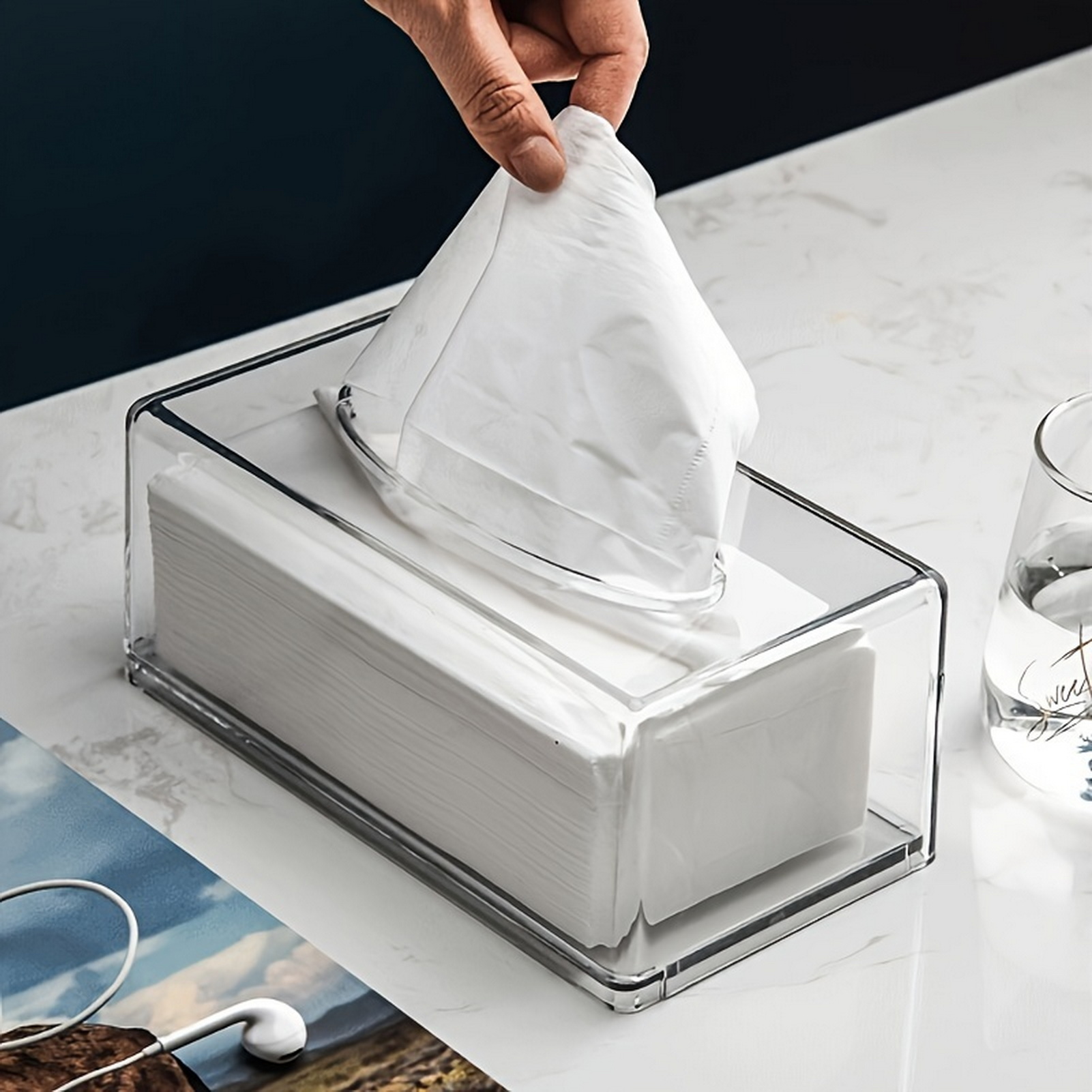 Home Office Tissue Box Dispens - Home Bathroom Paper Towel Dispenser recension och pris