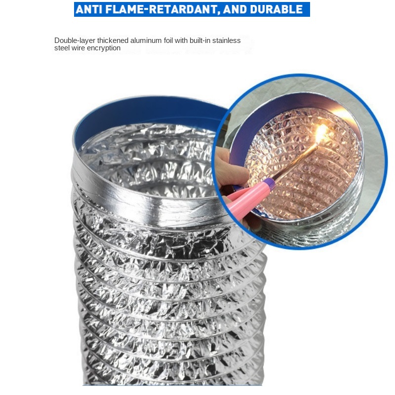 ∅125mm Aluminum Foil Ventilati - Home Bathroom Vent recension och pris