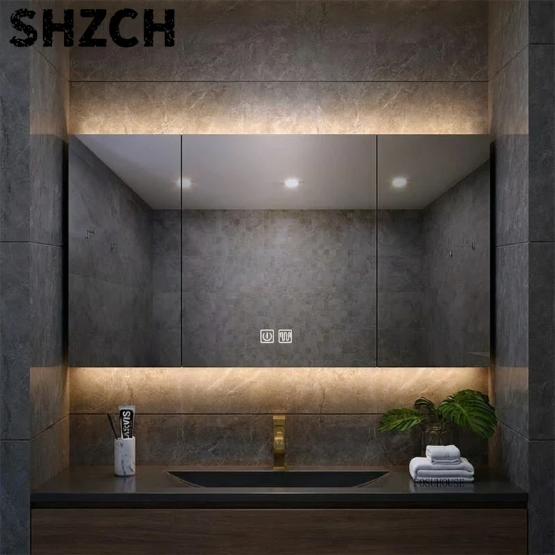 Modern Thickened Bathroom Mirr - Home Bathroom Vanity recension och pris
