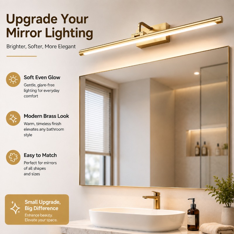 40cm 55cm 70cm Vintage LED Van - Home Bathroom Vanity recension och pris