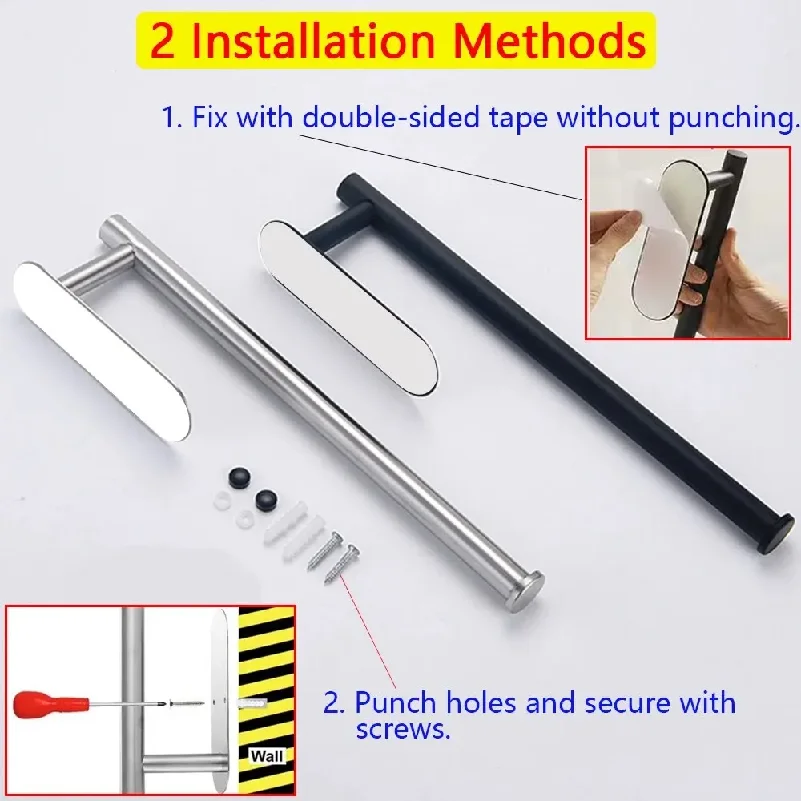Kitchen Paper Towel Holder Adh - Home Bathroom Paper Towel Dispenser recension och pris