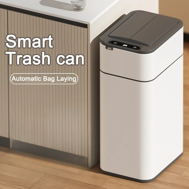 Smart Trash Can with lid 15L/2 - Home Kitchen & Bathroom recension och pris