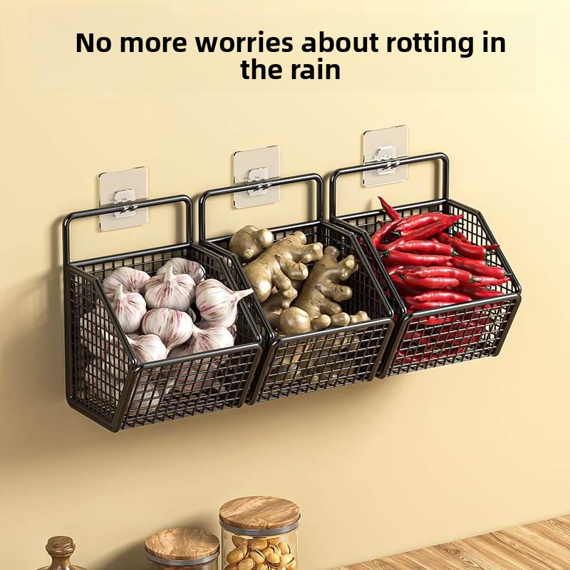 Wall-Mounted Kitchen Storage B - Home Essentials Bathroom Storage recension och pris