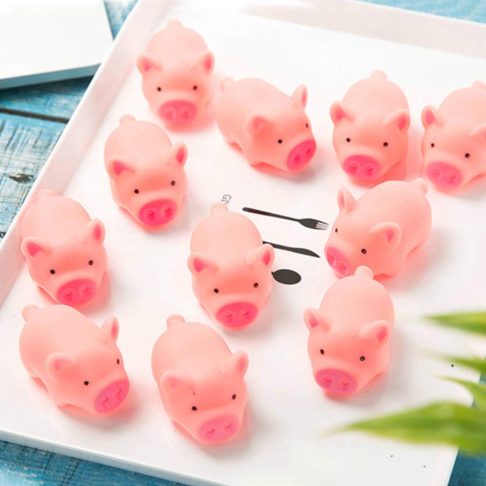 10pcs Mini Rubber Pig Baby Bat - Home Bathroom Vent recension och pris