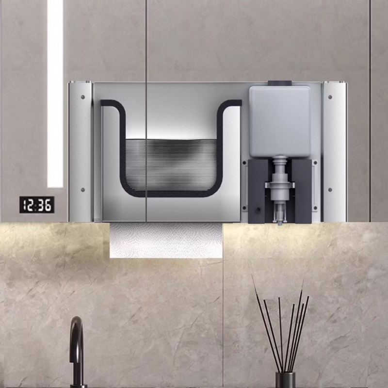 Stainless Steel Hidden Paper T - Home Bathroom Paper Towel Dispenser recension och pris