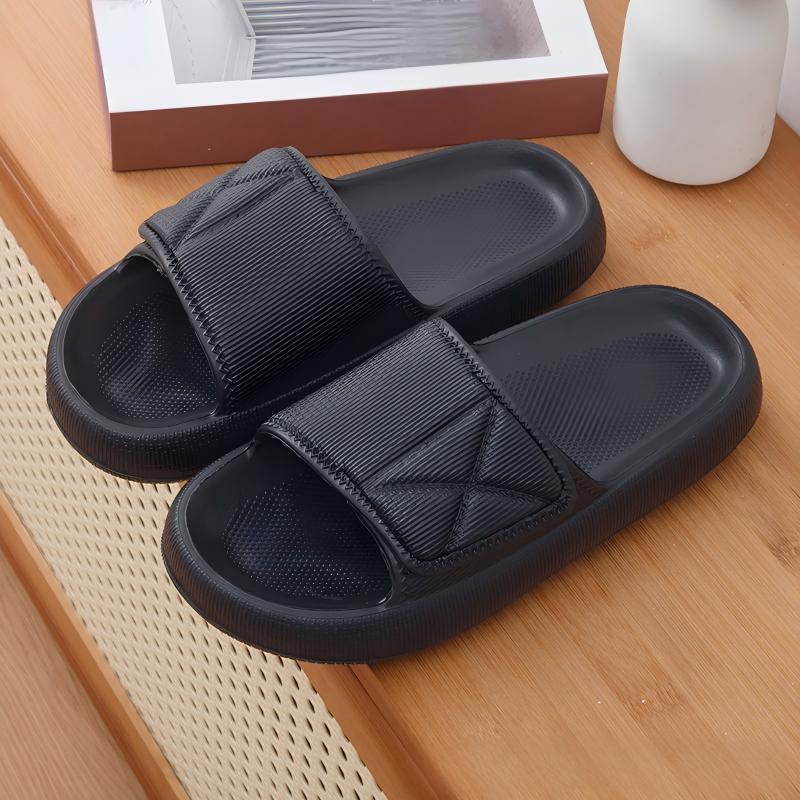 Men's Thick-Soled Slip-On Slip - Home Bathroom Wear recension och pris