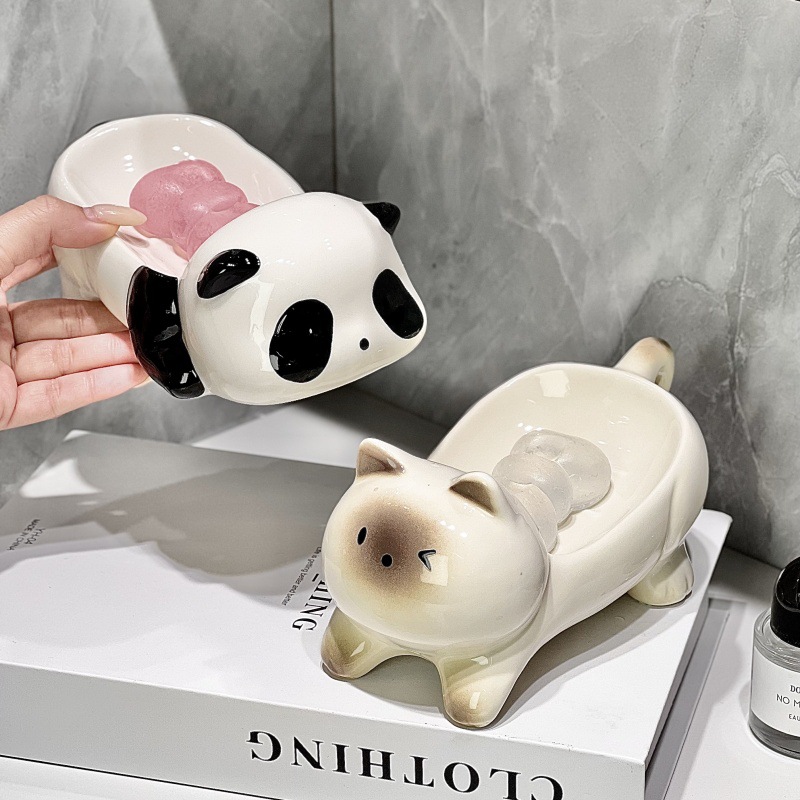 The New High-end Ceramic Soap  - Home Essentials Bathroom Storage recension och pris